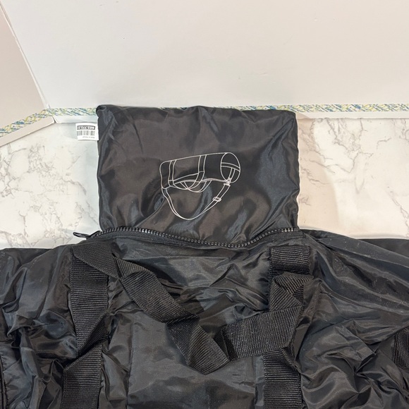 IKEA. Knalla Black Foldable Lightweight Duffel Bag, NWT - Picture 6 of 6